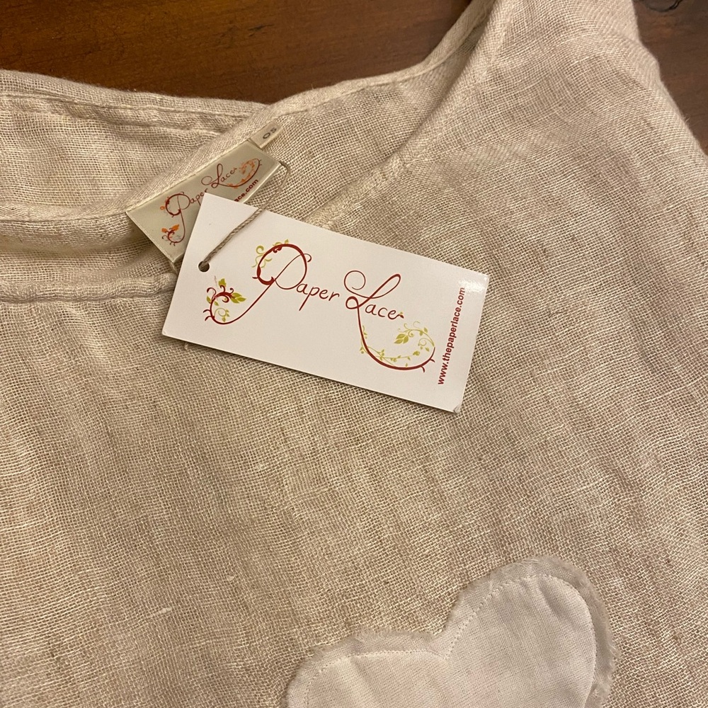 Beautiful Rare Paper Lace Tunic Dress one size - Picture 8 of 9